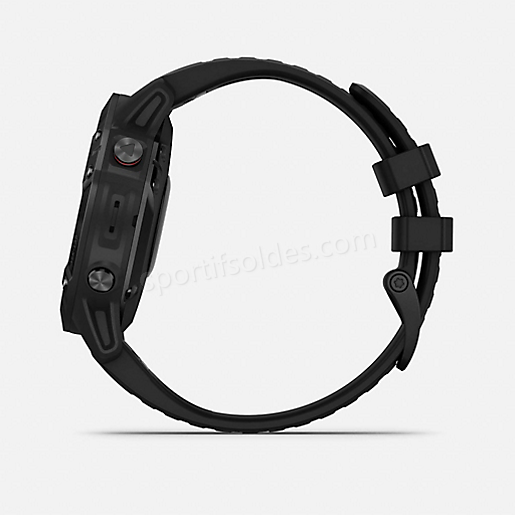 Montre GPS Fenix 6 Pro NOIR avec bracelet NOIR GARMIN Soldes En Ligne - -4