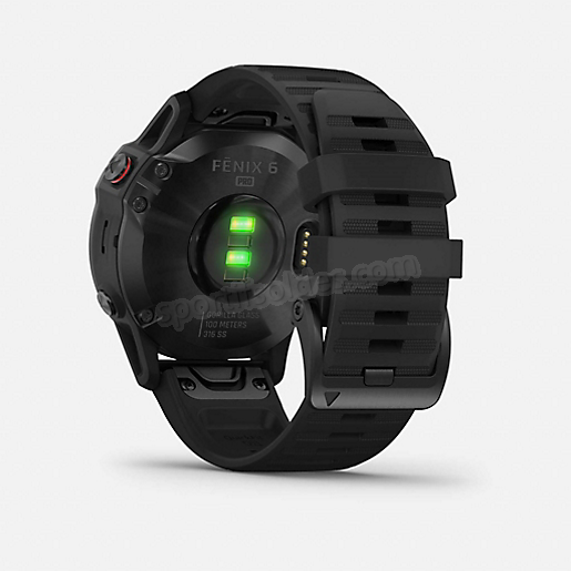 Montre GPS Fenix 6 Pro NOIR avec bracelet NOIR GARMIN Soldes En Ligne - -5