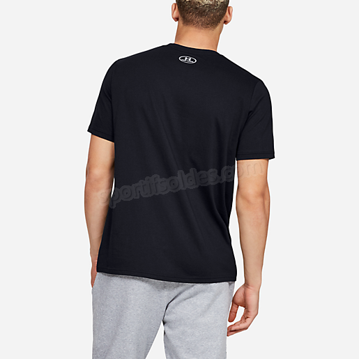 T shirt manches courtes homme Inverse Box Logo UNDER ARMOUR Soldes En Ligne - -4