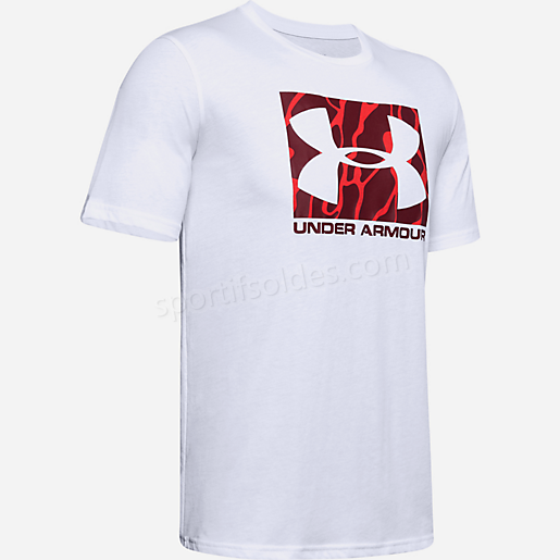 T shirt manches courtes homme Ua Camo Boxed Logo Ss UNDER ARMOUR Soldes En Ligne - -2