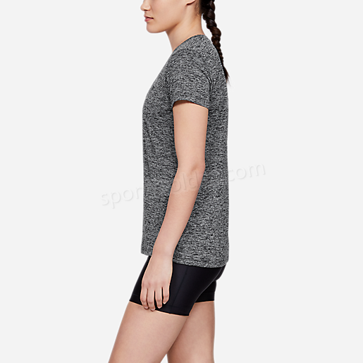 T shirt manches courtes femme col V Tech™ Twist UNDER ARMOUR Soldes En Ligne - -5