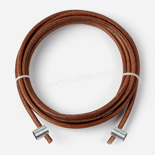Corde à sauter Magnetic Leather Rope MARRON ENERGETICS Soldes En Ligne - -0