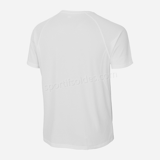 T shirt de running manches courtes homme Martin BLANC ITS Soldes En Ligne - -2
