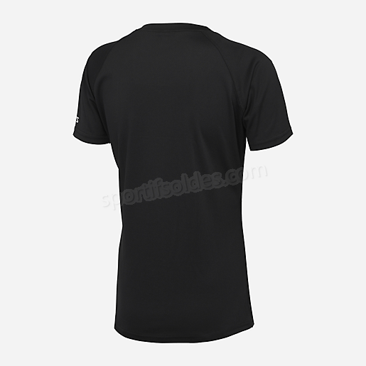 T shirt de running manches courtes femme Natalia V NOIR ITS Soldes En Ligne - -1