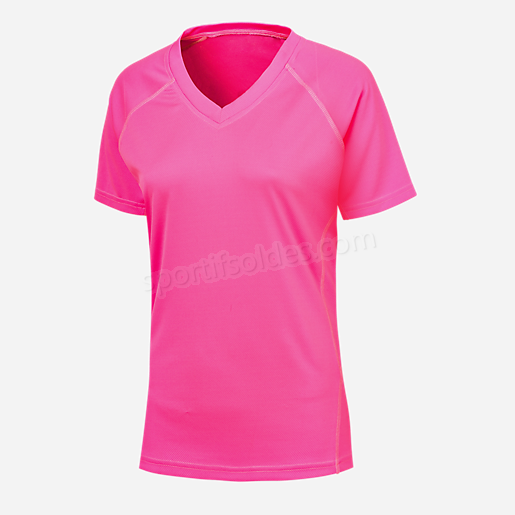 T shirt manches courtes de running femme Paulette ITS Soldes En Ligne - -0