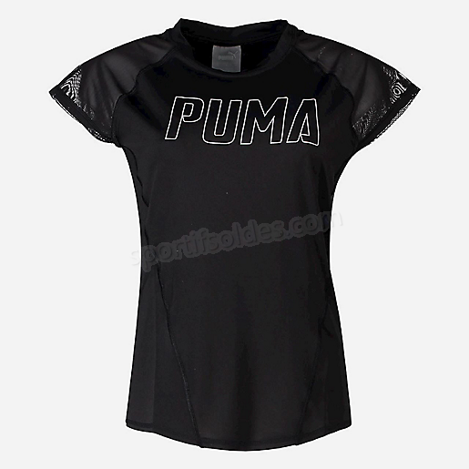 T shirt manches courtes femme Train PUMA Soldes En Ligne - -0