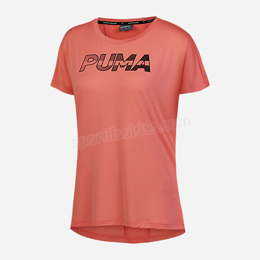 T shirt manches courtes femme Training Big Logo PUMA Soldes En Ligne - -0