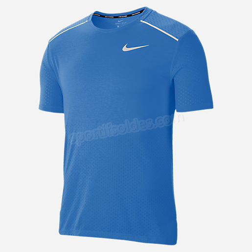 T shirt de running manches courtes homme Rise 365 NIKE Soldes En Ligne - -0