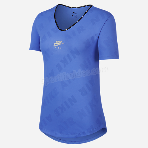 T shirt de running manches courtes femme Air NIKE Soldes En Ligne - -0