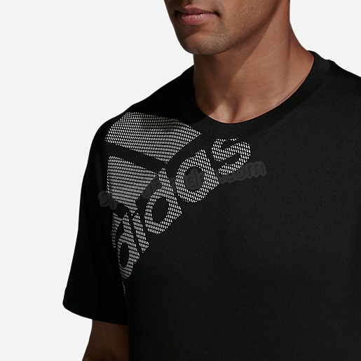 T shirt de training manches courtes homme FreeLift Sport NOIR ADIDAS Soldes En Ligne - -7