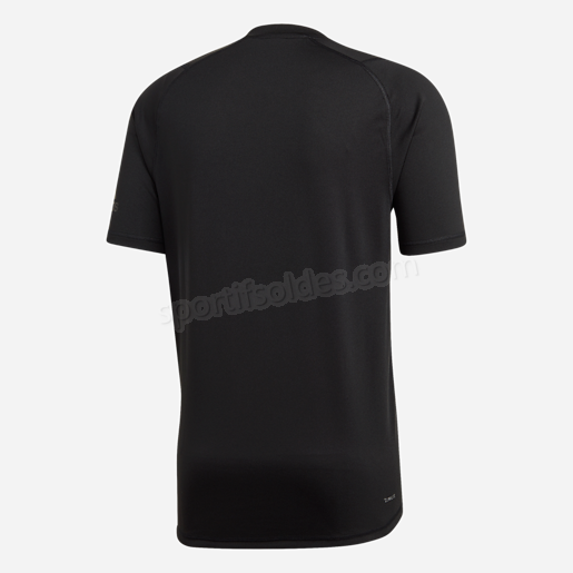 T shirt de training manches courtes homme FreeLift Sport NOIR ADIDAS Soldes En Ligne - -6
