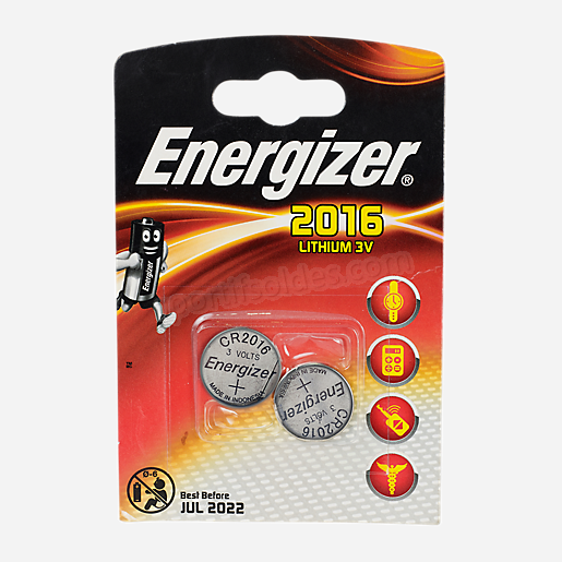 Batterie pile mini lithium 2Cr2016 blister X2 NOIR ENERGIZER Soldes En Ligne - -0