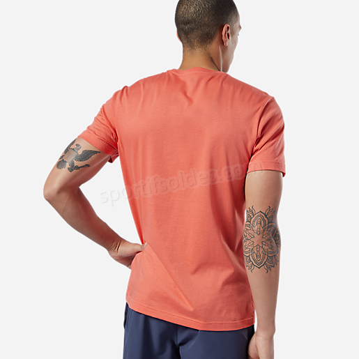 T shirt manches courtes homme Rc Distressed Crest REEBOK Soldes En Ligne - -5