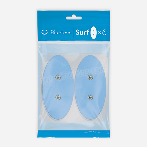 Pack de 6 électrodes surf BLEU BLUETENS Soldes En Ligne - -0