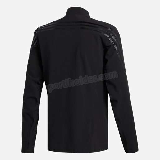 Sweatshirt zippé homme Aero 3S Jkt NOIR ADIDAS Soldes En Ligne - -0