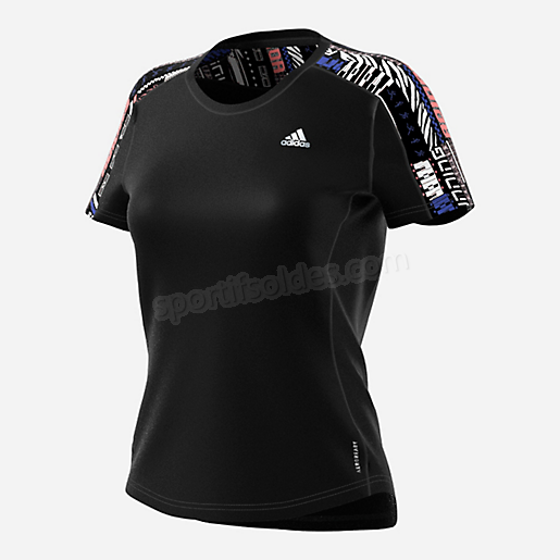 T shirt manches courtes femme Own The Run ADIDAS Soldes En Ligne - -0