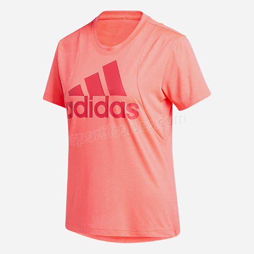 T shirt manches courtes femme Bos Logo ADIDAS Soldes En Ligne - -0