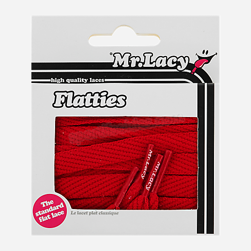 Lacets Flatties ROUGE MR LACY Soldes En Ligne - -0