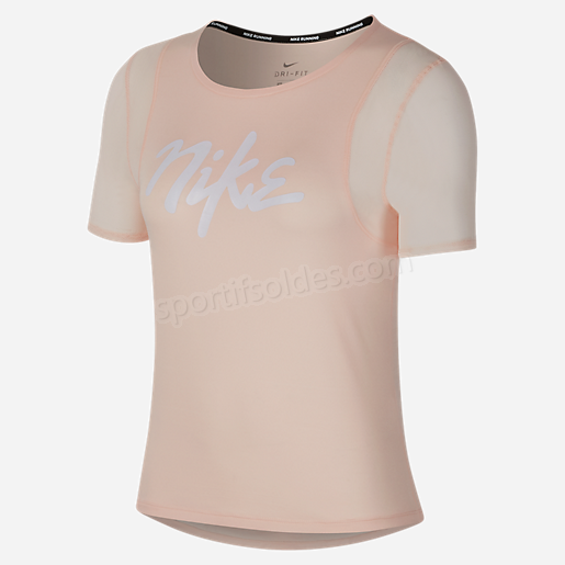 T shirt manches courtes femme Running Top NIKE Soldes En Ligne - T shirt manches courtes femme Running Top NIKE Soldes En Ligne