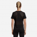 T shirt de training manches courtes femme avec logo Design 2 Move NOIR ADIDAS Soldes En Ligne - 2