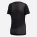 T shirt de training manches courtes femme avec logo Design 2 Move NOIR ADIDAS Soldes En Ligne - 4