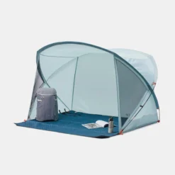 Quechua Abri à Arceaux De Camping - 4 Places - Arpenaz 4P -Magasin De Sport abri a arceaux de camping 4 places arpenaz 4p 2