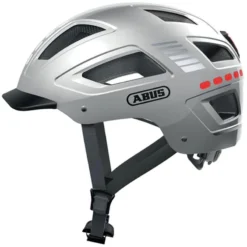 ABUS Casque De Vélo "Hyban 2.0 LED" Argent