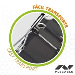 AKTIVE - Chaise Pliante Camping Fixe En Aluminium 54 X 57 X 91 Cm, Gris -Magasin De Sport aktive chaise pliante camping fixe en aluminium 54 x 57 x 91 cm gris 3