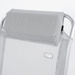 AKTIVE - Chaise Pliante Haute Avec Dossier Haut Réglable 5 Positions, Gris -Magasin De Sport aktive chaise pliante haute avec dossier haut reglable 5 positions gris 4