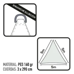 Auvent Triangulaire En Polyester Aktive Garden Coloris Blanc 6 Auvent Triangulaire En Polyester Aktive Garden Coloris Blanc -Magasin De Sport auvent triangulaire en polyester aktive garden coloris blanc 2