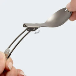 Batterie De Cuisine De Camping Set | Casseroles + Fourchette/Cuillère | Titane -Magasin De Sport batterie de cuisine de camping set casseroles fourchettecuillere titane 4