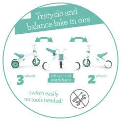 Bunzi : Porteur 3 Roues Convertible Et Première Draisienne 2 En 1 ! -Magasin De Sport bunzi porteur 3 roues convertible et premiere draisienne 2 en 1 4