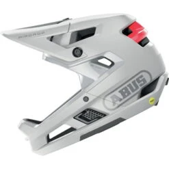 Abus Casque De Vélo Adulte AirDrop MIPS Blanc Polaire Gris
