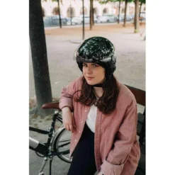 Casque Urbain Jet Cadence Rouge Avec Visière -Magasin De Sport casque urbain jet cadence rouge avec visiere 4