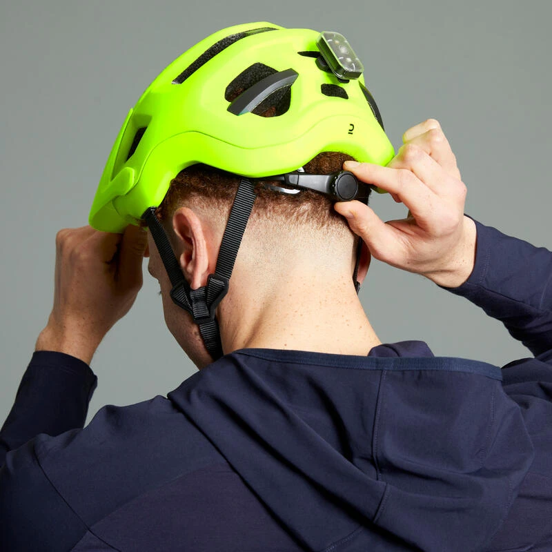 Rockrider CASQUE VELO VTT EXPL 500 JAUNE FLUO 4 Rockrider CASQUE VELO VTT EXPL 500 JAUNE FLUO – Image 4
