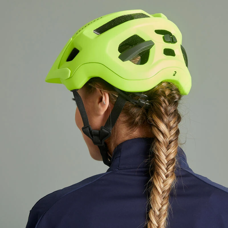Rockrider CASQUE VELO VTT EXPL 500 JAUNE FLUO 7 Rockrider CASQUE VELO VTT EXPL 500 JAUNE FLUO – Image 7