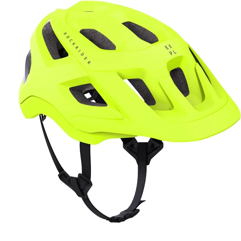 Rockrider CASQUE VELO VTT EXPL 500 JAUNE FLUO 8 Rockrider CASQUE VELO VTT EXPL 500 JAUNE FLUO – Image 8