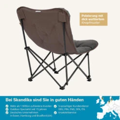 Chaise De Camping Pliante - Mala - Sac De Transport - Rembourrée - Max. 135 Kg -Magasin De Sport chaise de camping pliante mala sac de transport rembourree max 135 kg 5