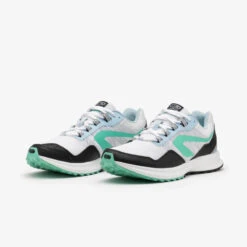 Kalenji CHAUSSURE DE RUNNING HOMME RUN ACTIVE GRIP BLANC VERT -Magasin De Sport chaussure de running homme run active grip blanc vert 3