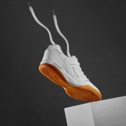 CHAUSSURES DE TENNIS DE TABLE TTS 500 NEW BLANCHES/ARGENT -Magasin De Sport chaussures de tennis de table tts 500 new blanchesargent 5