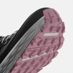 CHAUSSURES TRAIL RUNNING POUR FEMME TR2 Gris Carbone Bouton De Rose -Magasin De Sport chaussures trail running pour femme tr2 gris carbone bouton de rose 5