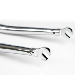 Fourche De Piste à Couronne Plate, Filetage 1 Pouce - Chrome -Magasin De Sport fourche de piste a couronne plate filetage 1 pouce chrome 2