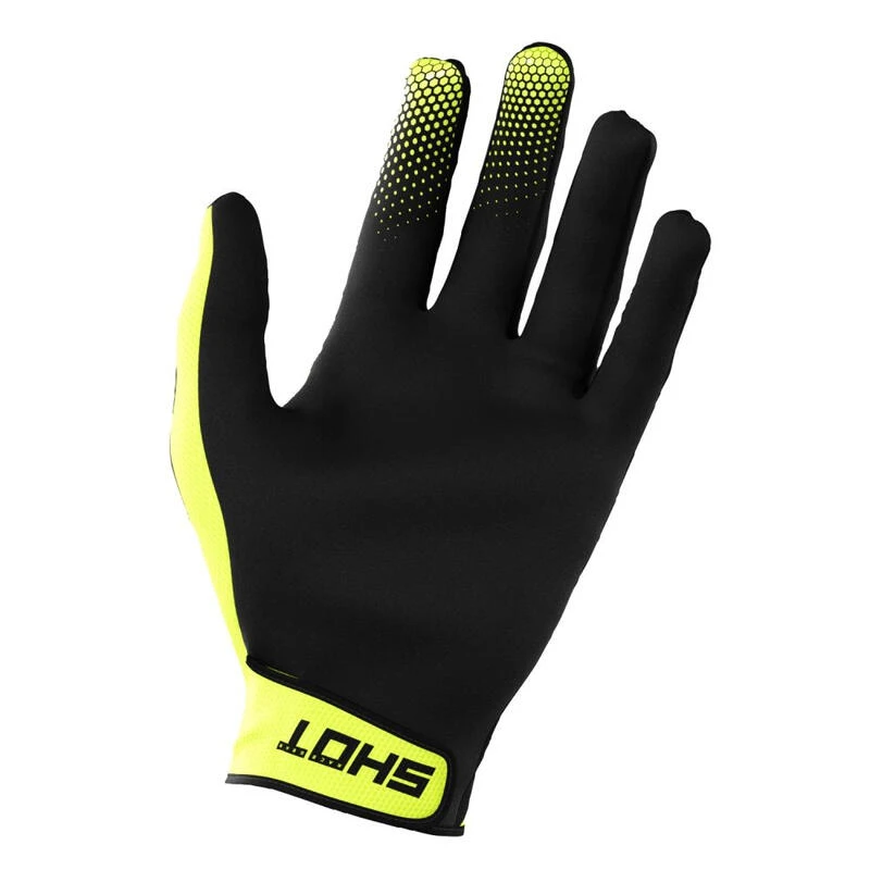 Gants Shot Rogue Revolt 2.0 Enfant Neon Jaune 2 Gants Shot Rogue Revolt 2.0 Enfant Neon Jaune – Image 2