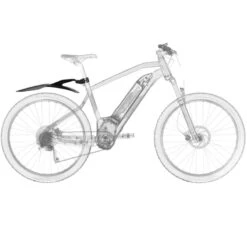 Rockrider GARDE-BOUE VÉLO VTT ARRIÈRE RIGIDE V2 NOIR 26" - 27,5" - 29" -Magasin De Sport garde boue velo vtt arriere rigide v2 noir 26 275 29 6