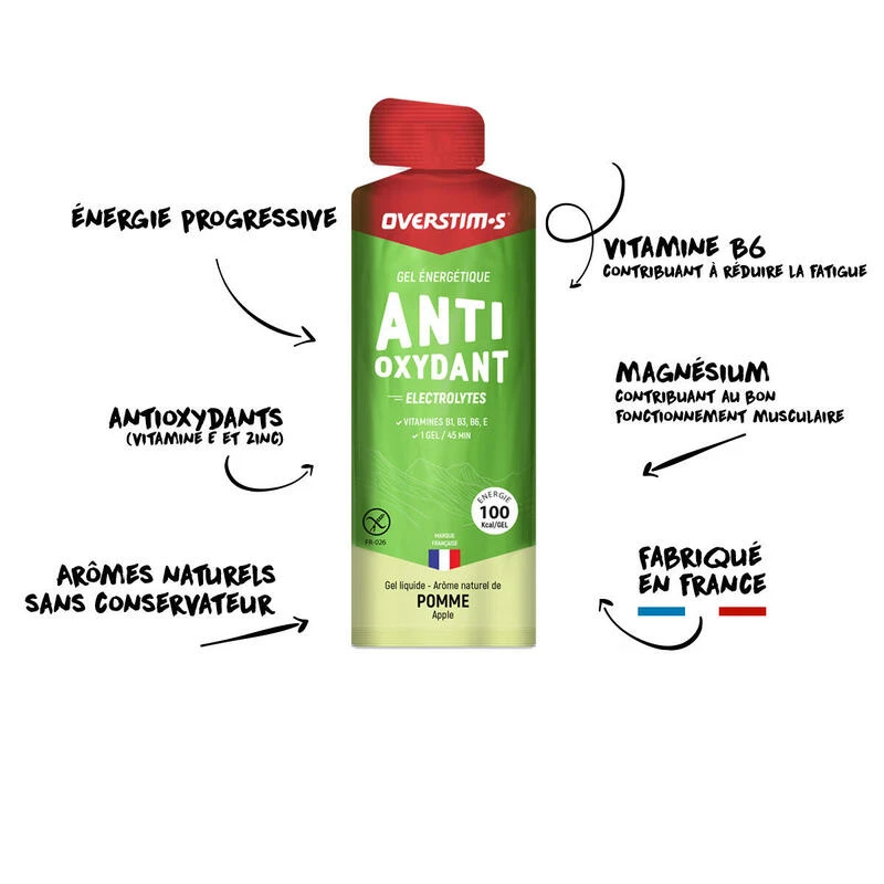 Gel énergétique Antioxydant - Citron - 10x34g 6 Gel énergétique Antioxydant - Citron - 10x34g – Image 6