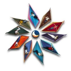 TICKET TO THE MOON Hamac King SizeAqua / Gris Foncé 7 TICKET TO THE MOON Hamac King SizeAqua / Gris Foncé -Magasin De Sport hamac king sizeaqua gris fonce 2