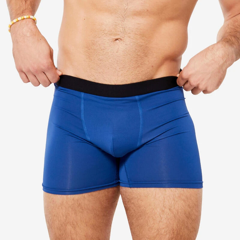 Decathlon Lot De 3 Boxers Respirants En Microfibre Homme - Bleu Foncé/bleu/kaki 10 Decathlon Lot De 3 Boxers Respirants En Microfibre Homme - Bleu Foncé/bleu/kaki – Image 10
