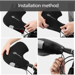 ROCKBROS Manchons Vélo De Guidon Thermique Polaire Gants De Guidon Hiver Impeméable -Magasin De Sport manchons velo de guidon thermique polaire gants de guidon hiver impemeable 4