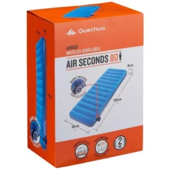 Quechua MATELAS GONFLABLE DE CAMPING - AIR SECONDS 80 CM - 1 PERSONNE -Magasin De Sport matelas gonflable de camping air seconds 80 cm 1 personne 3