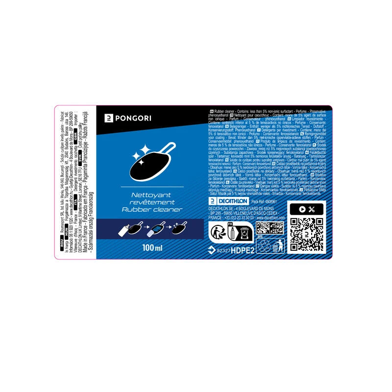 Nettoyant Pour Revêtement De Raquette De Tennis De Table 100ml 6 Nettoyant Pour Revêtement De Raquette De Tennis De Table 100ml – Image 6